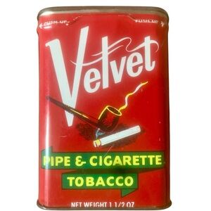 Velvet Red Tobacco Tin